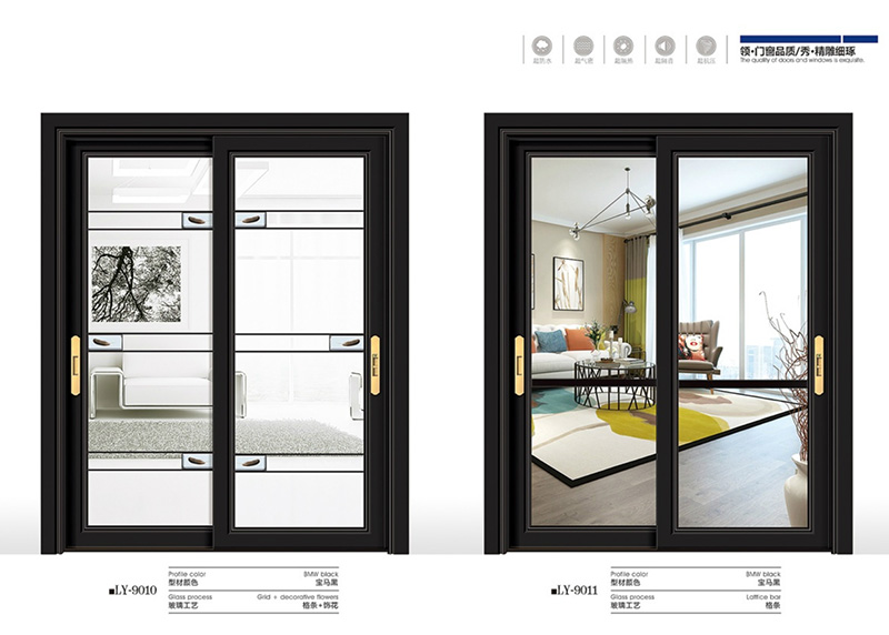 玻璃推拉门-宝马黑